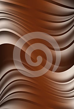 Coffee brown wavy background with a smoky tint.