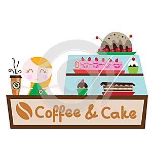 Coffee cake shop