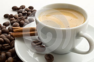 Coffee and canella photo