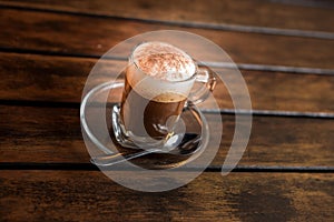 Coffe and capuccino cream photo