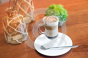 Coffe and capuccino photo