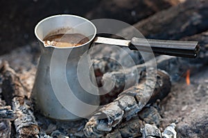 Coffee on coals