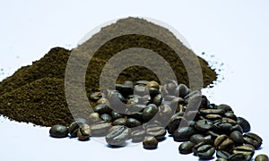 Coffee, coffee beans, arabica, roasted coffee beans,coffee powder