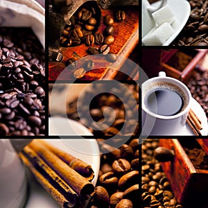 Coffee collage