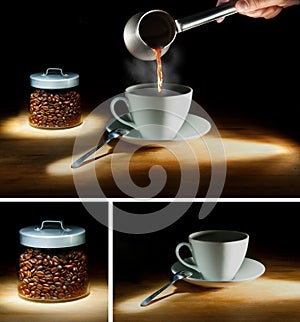 Coffee collage