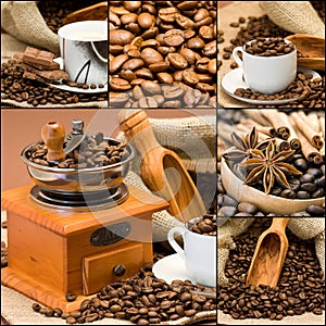 Coffee collage