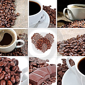 Coffee collage