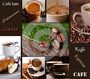 Coffee collage