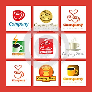 Coffee company logos