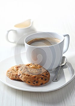 Coffee with cookies