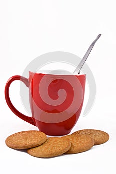 Coffee and cookies photo