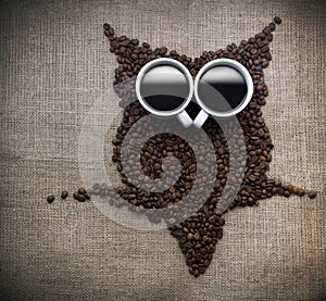 Coffee core owl