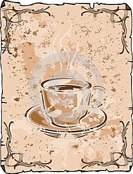 Coffee cup background