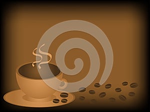 Coffee cup background