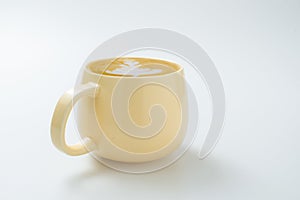 Coffee cup of cappuccino