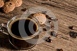 Coffee cup and Coffee beans cookie