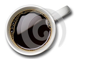 Caffè tazza da caffè  tracciato di ritaglio 