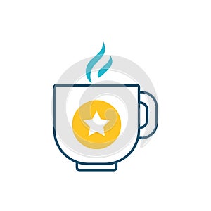 Coffee cup drink isolated icon