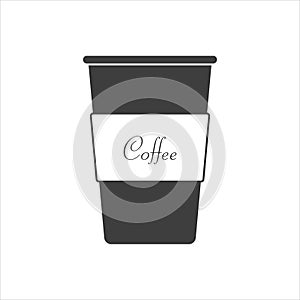 Coffee cup icon. Vector. Esp