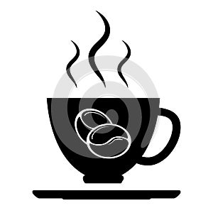Coffee cup icon Vector illustration