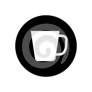 Coffee cup icon vector. Tea cup illustration sign. Mocha symbol. Tea logo. Hot drink mark.