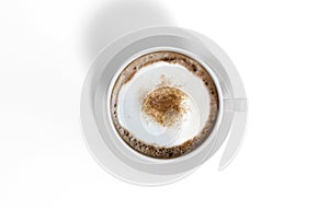 Coffee cup isolated with clipping path on white background, 3d rendering