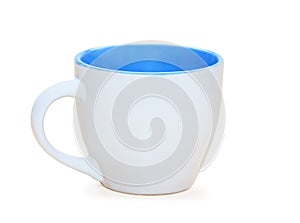 Coffee cup isolated over white background