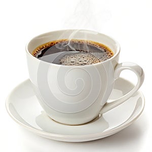 Coffee cup isolated on white background