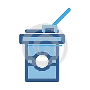 Coffee cup line vector icon which can easily modify or edit