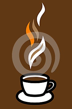 Coffee cup logo