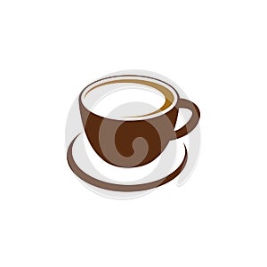 Coffee Cup icon Logo vector Design
