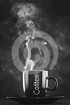 Coffee cup with lovely flow sensation