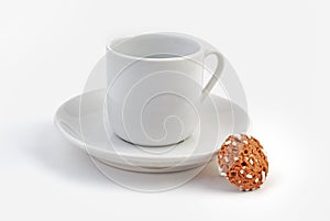 Coffee Cup, Saucer and Cookie