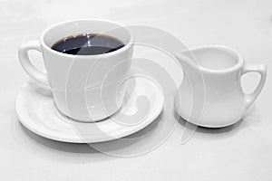 Coffee Cup Saucer and Creamer