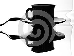 Coffee Cup,Saucer and Spoon