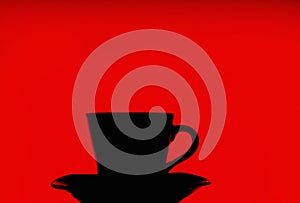 Coffee cup silhouette