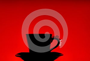 Coffee cup silhouette