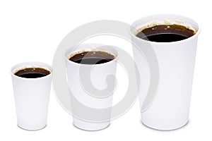 Coffee cup sizes