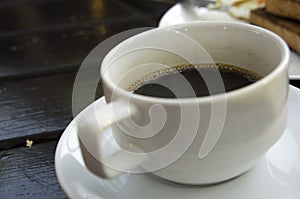 Coffee cup on the table