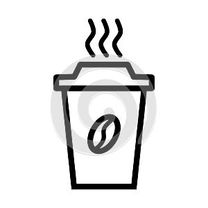 Coffee cup to go icon