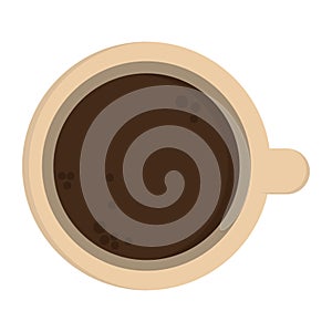 coffee cup topview icon