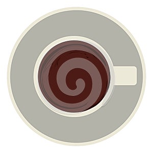 coffee cup topview icon