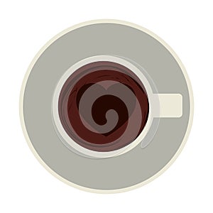 coffee cup topview icon