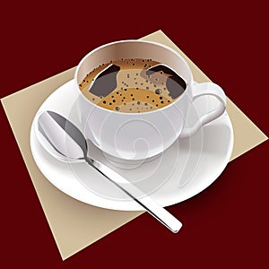 Coffee cup vector