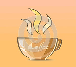 Coffee cup vector illustration