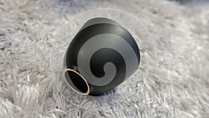 Coffee cup on wet floor