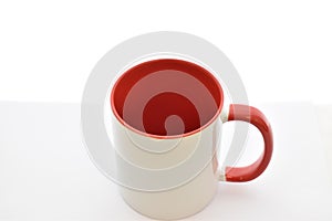 Coffee cup  on white background