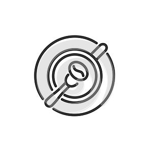 Coffee Cupping line icon