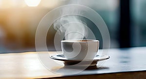 Coffee Delight: Savor the Pleasure of a Hot Cup - Generative AI