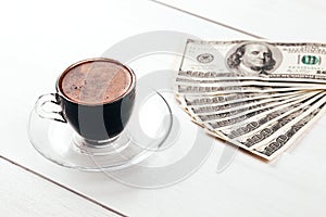Coffee and dollars